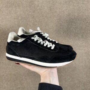 Madewell MWL Shoes Womens Size‎ 6 Black White Suede Lace Up Casual Sneakers